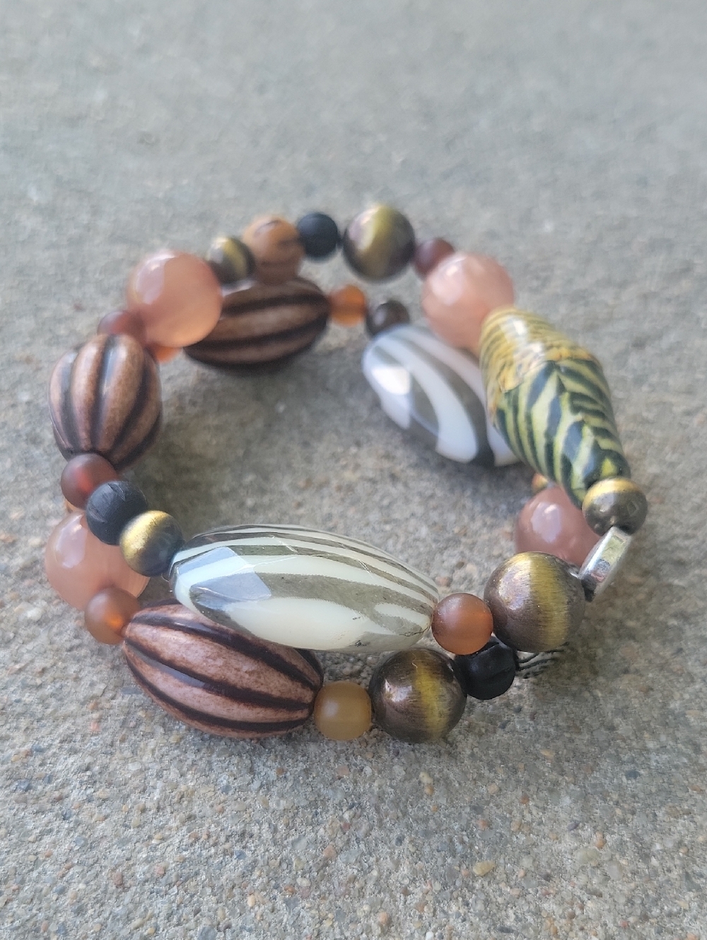 Premier Designs Zoology Bracelet Set  Safari Boho Stretch Beaded